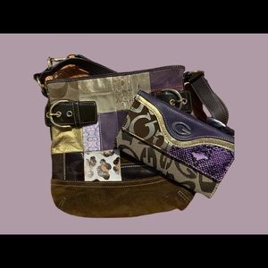 Coach Patchwork Purse and matching wallet